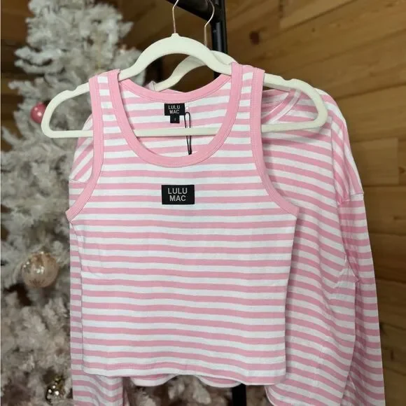 Pink Striped Lulu Mac Set - Picture 3 of 3